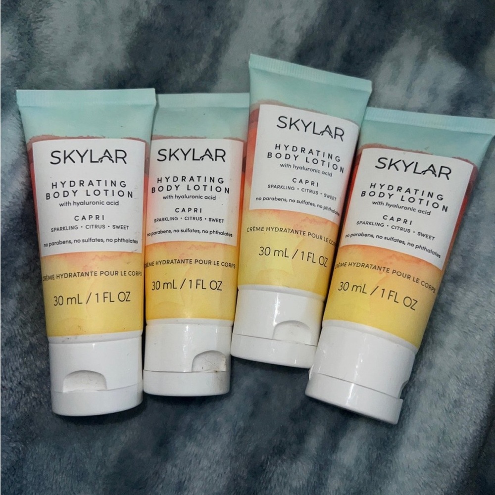 Skylar hydrating body lotion X 4 (1oz each)